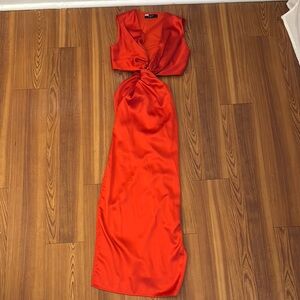 O.P.T red gown